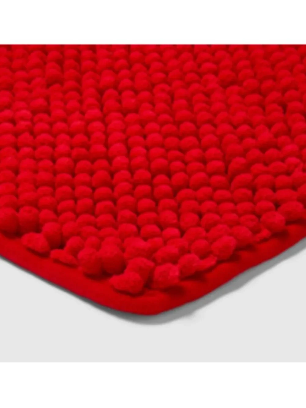 NWT~ Room Essentials Bright Red Heart-Shaped Chenille 24
